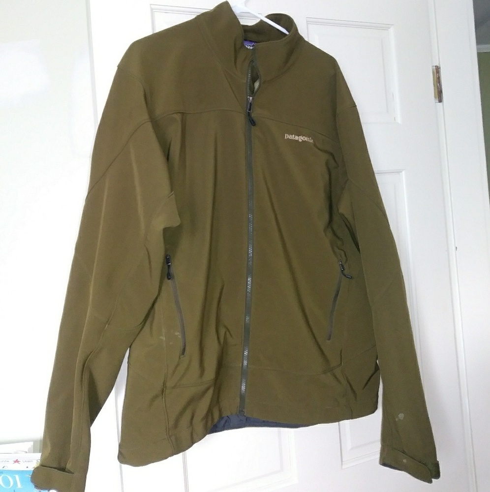 Mens Patagonia XL Adze Olive Green